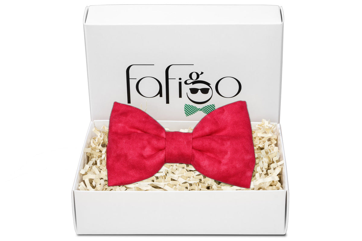 Rote Herren Fliege Modell: Red Carpet - FAFIGO
