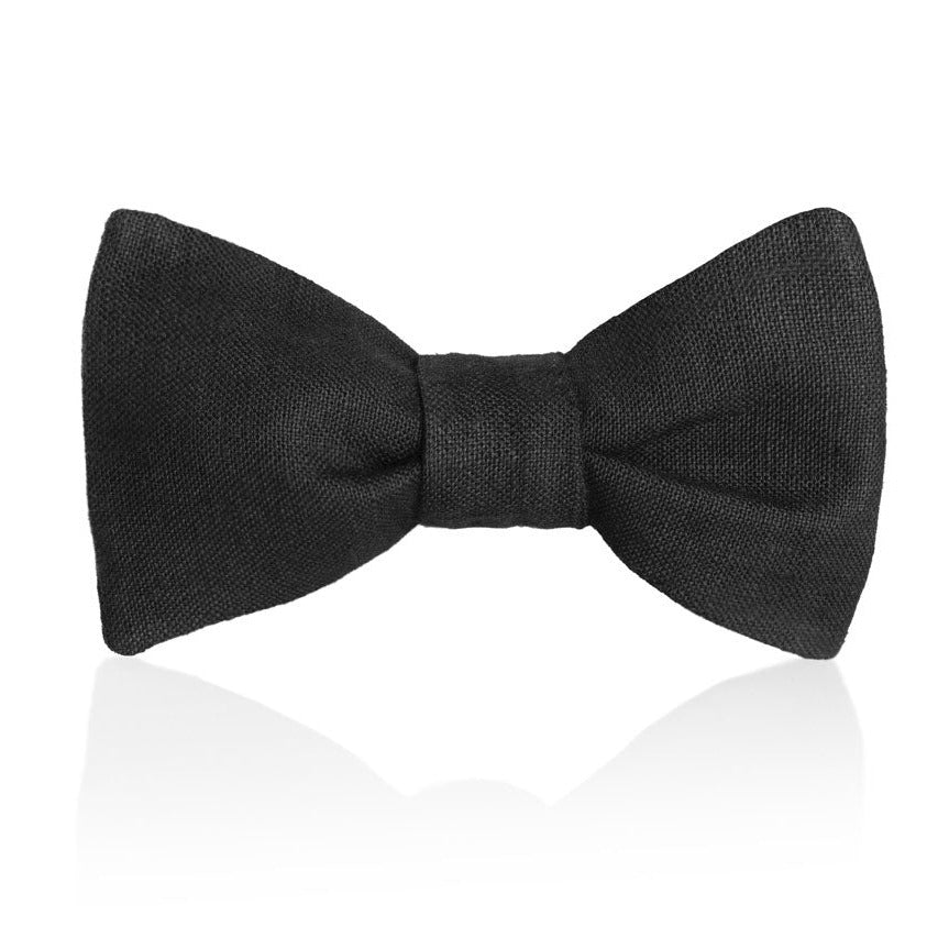31121-classico-schwarze-herren-fliege-aus-leinen