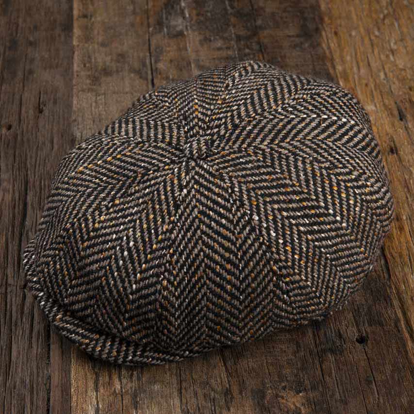 Tweed Baker Boy Cap Don Romolo FAFIGO