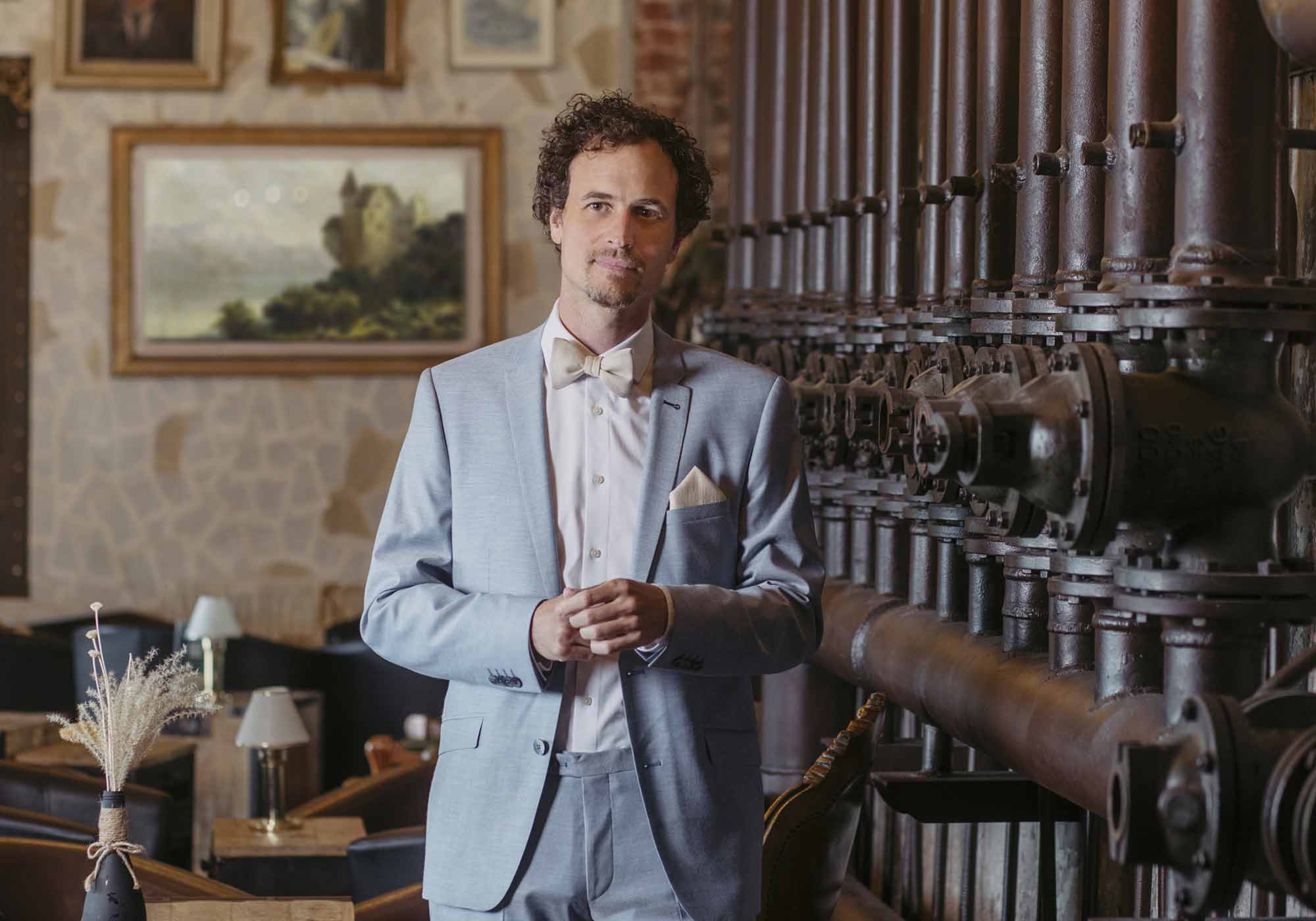 Fliege zum Anzug tragen - FAFIGO